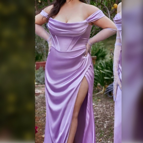 boutique Dresses & Skirts - Lavender light purple corset prom dress CinderellaDivine brand